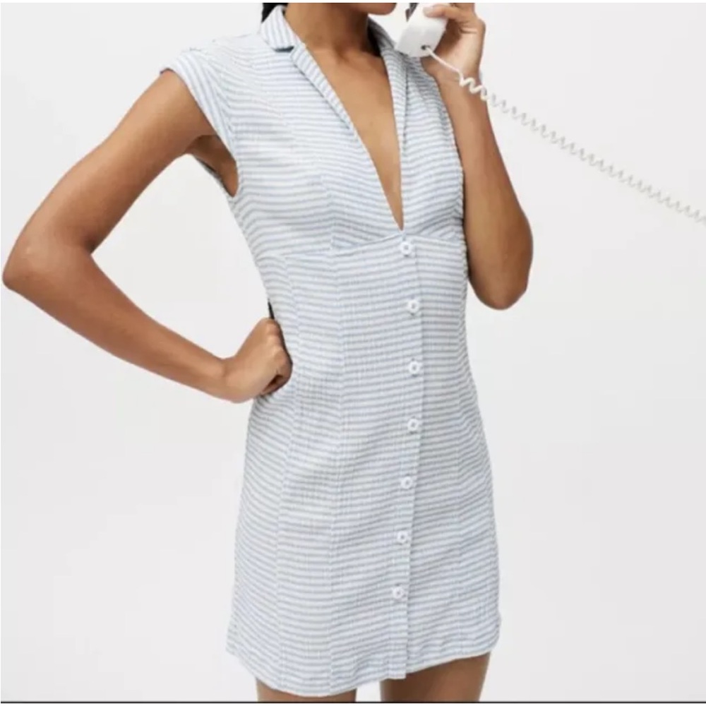 urban outfitters : stella bodycon shirt dress